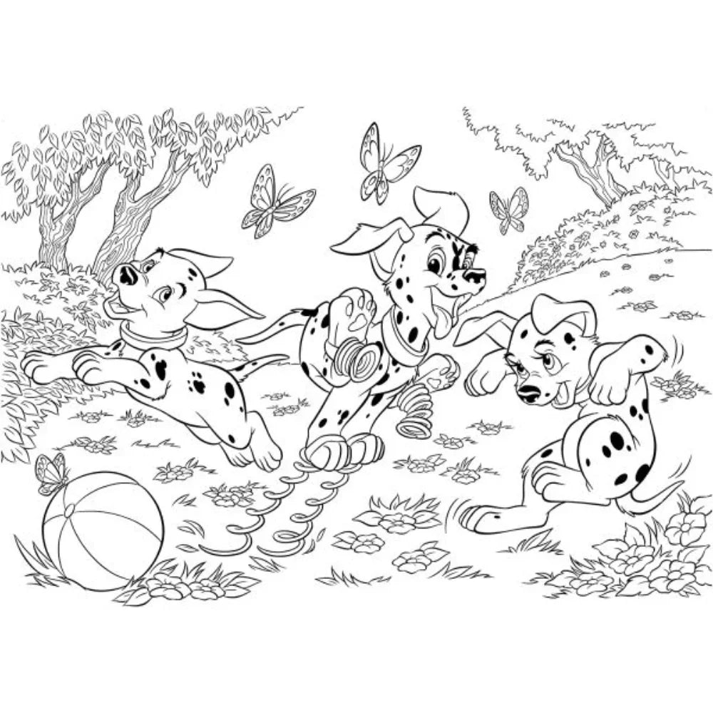 Lisciani 101 Dalmatian Double-Face Puzzle - 108 Pieces