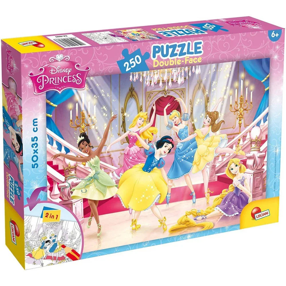 Lisciani Princess Double-Face Puzzle - 250 Pieces - Toys