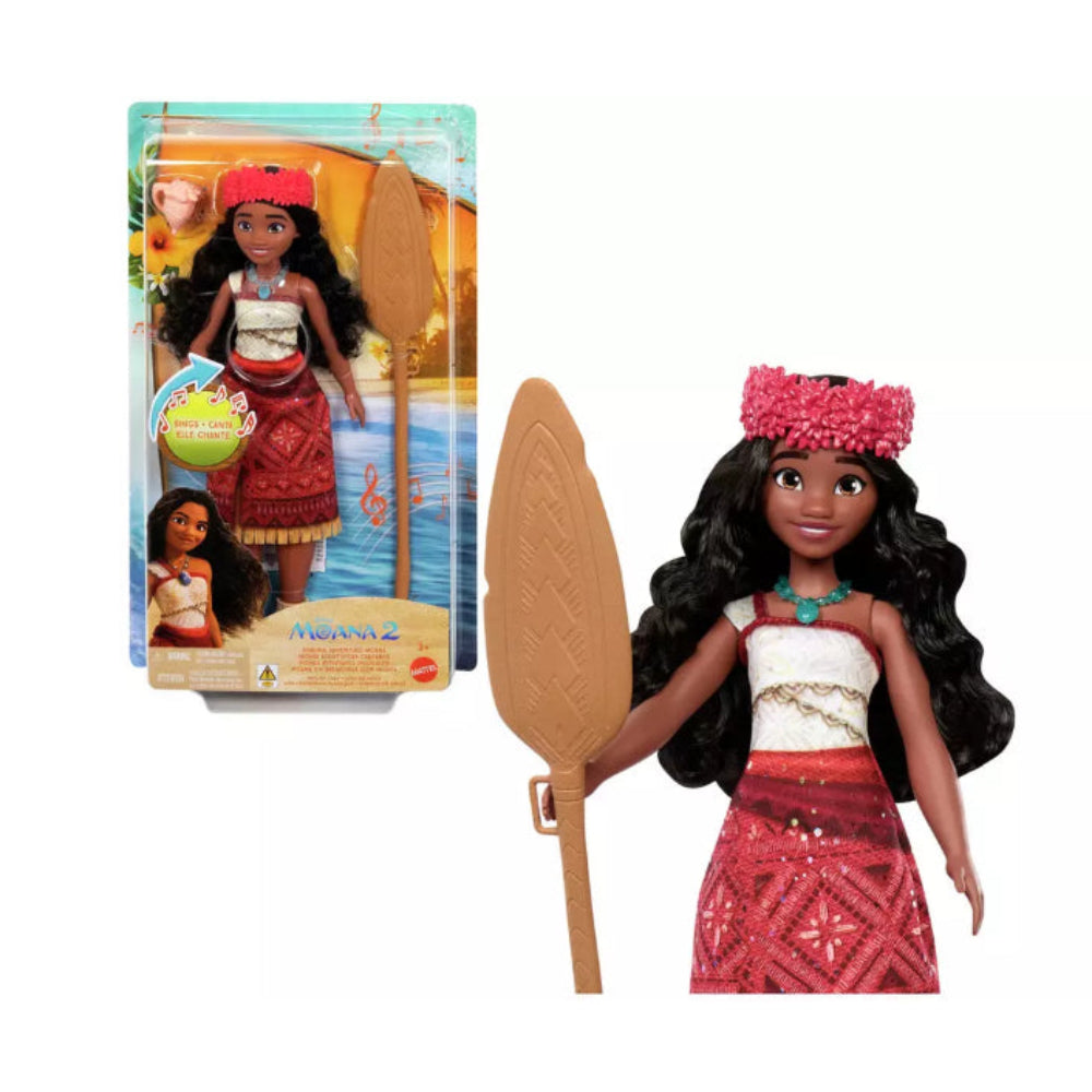 Disney Moana 2 Singing Adventure Moana Doll & Accessories - Toys - OKO