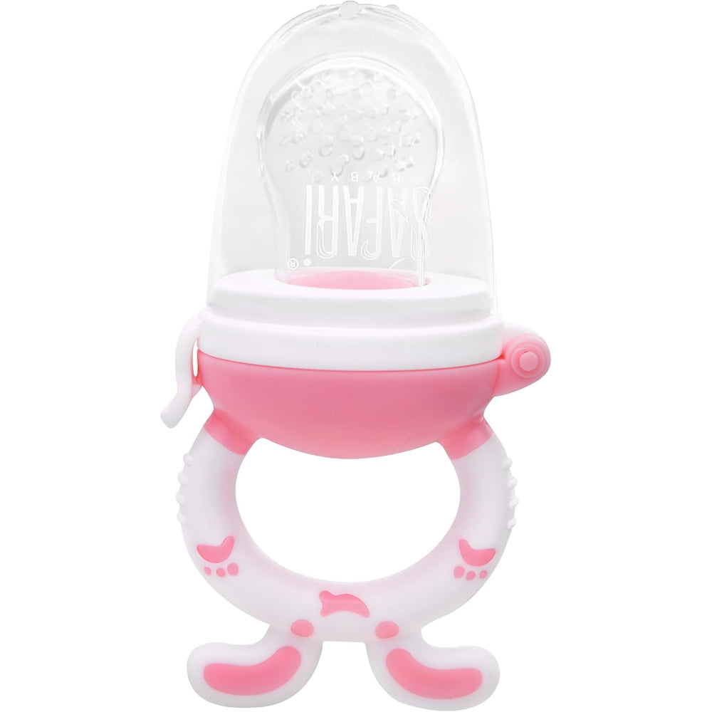Safari Baby Fresh Food Feeder – 3 Sack Sizes (S, M, L) Pink - Baby Essentials