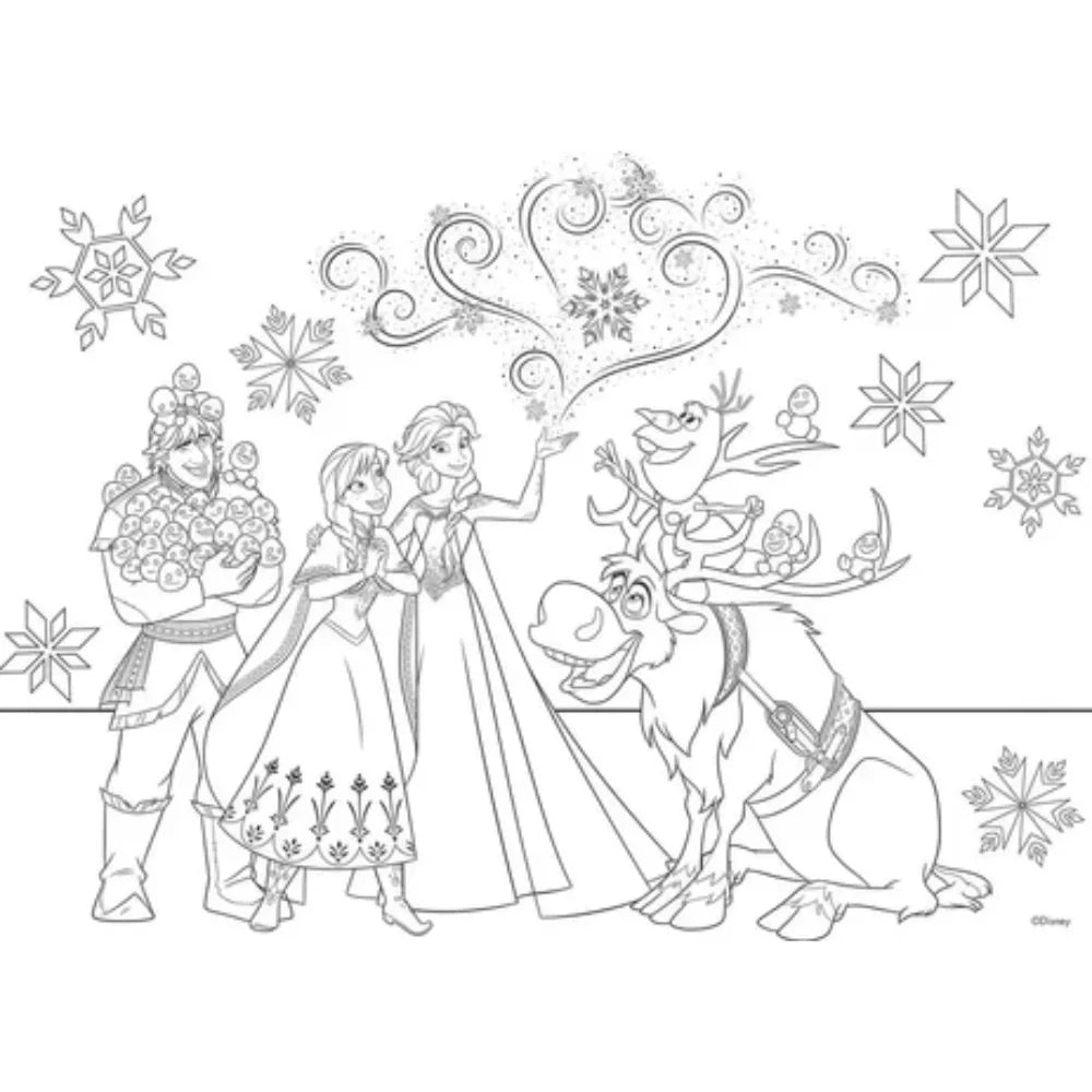 Lisciani Frozen Double-Face Maxi Puzzle – 24 Pieces