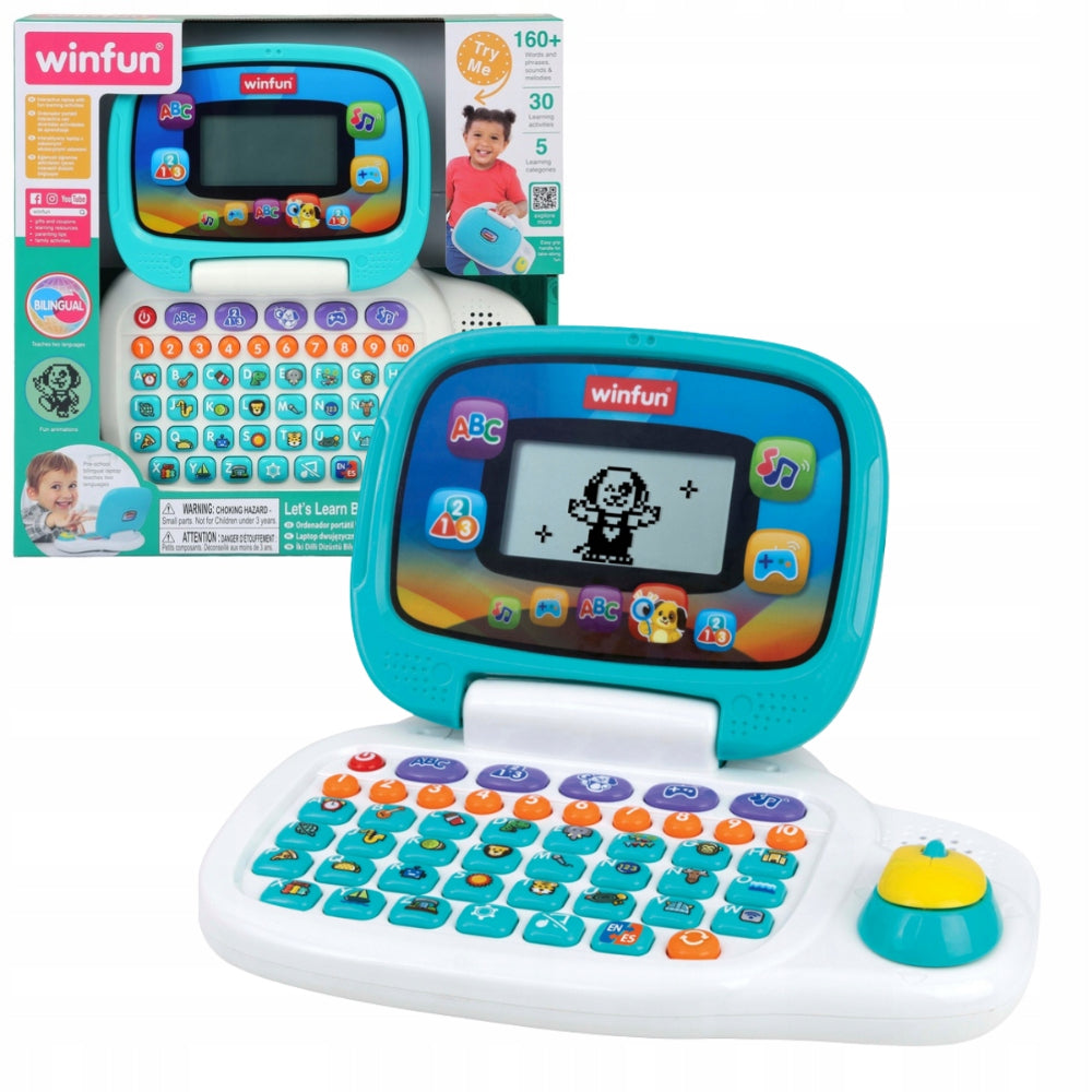 WinFun Let's Learn Bilingual Laptop - Toys