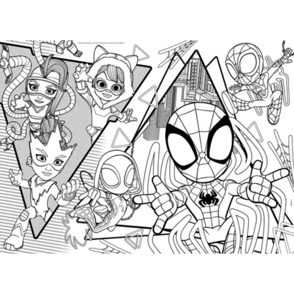 Lisciani Marvel Spidey Double-Face Maxi Floor Puzzle - 35 Pieces