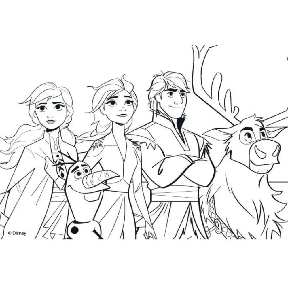 Lisciani Frozen Double-Face Maxi Floor Puzzle  - 2x24 Pieces