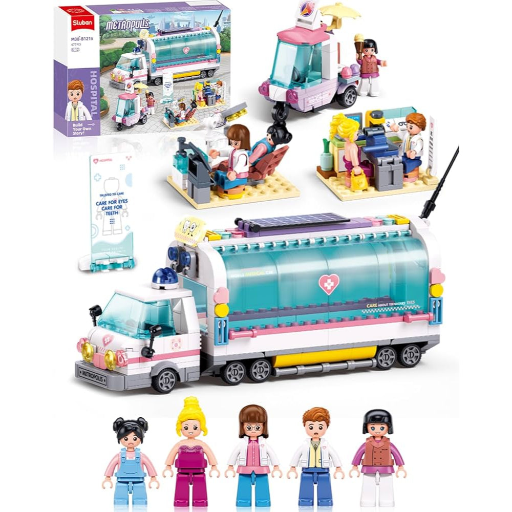 Sluban Metropolis Mobile Hospital - 477Pcs - Toys