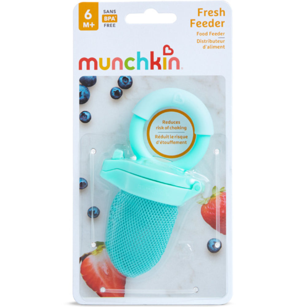 Munchkin Fresh Food Feeder – Aqua - Baby Essentials