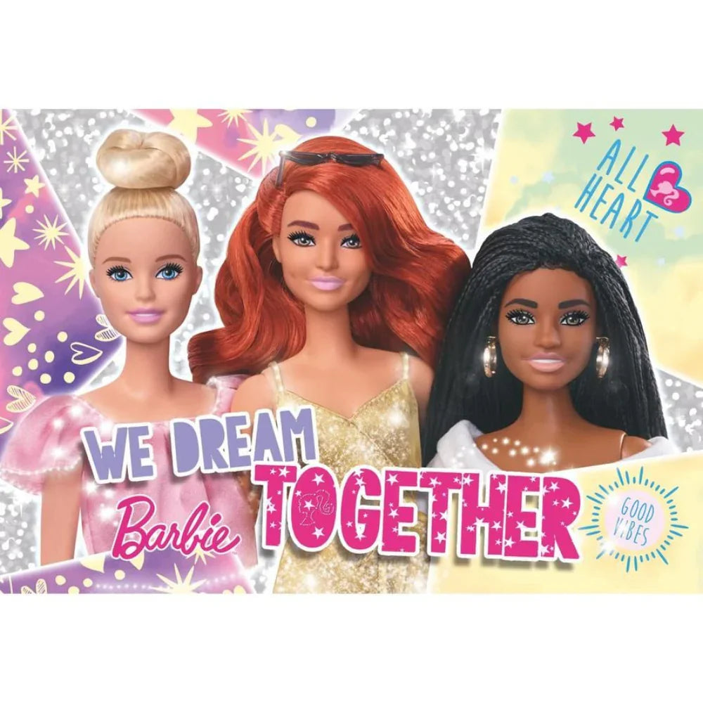 Lisciani Barbie "We Dream Together" Glitter Puzzle - 60 Pieces