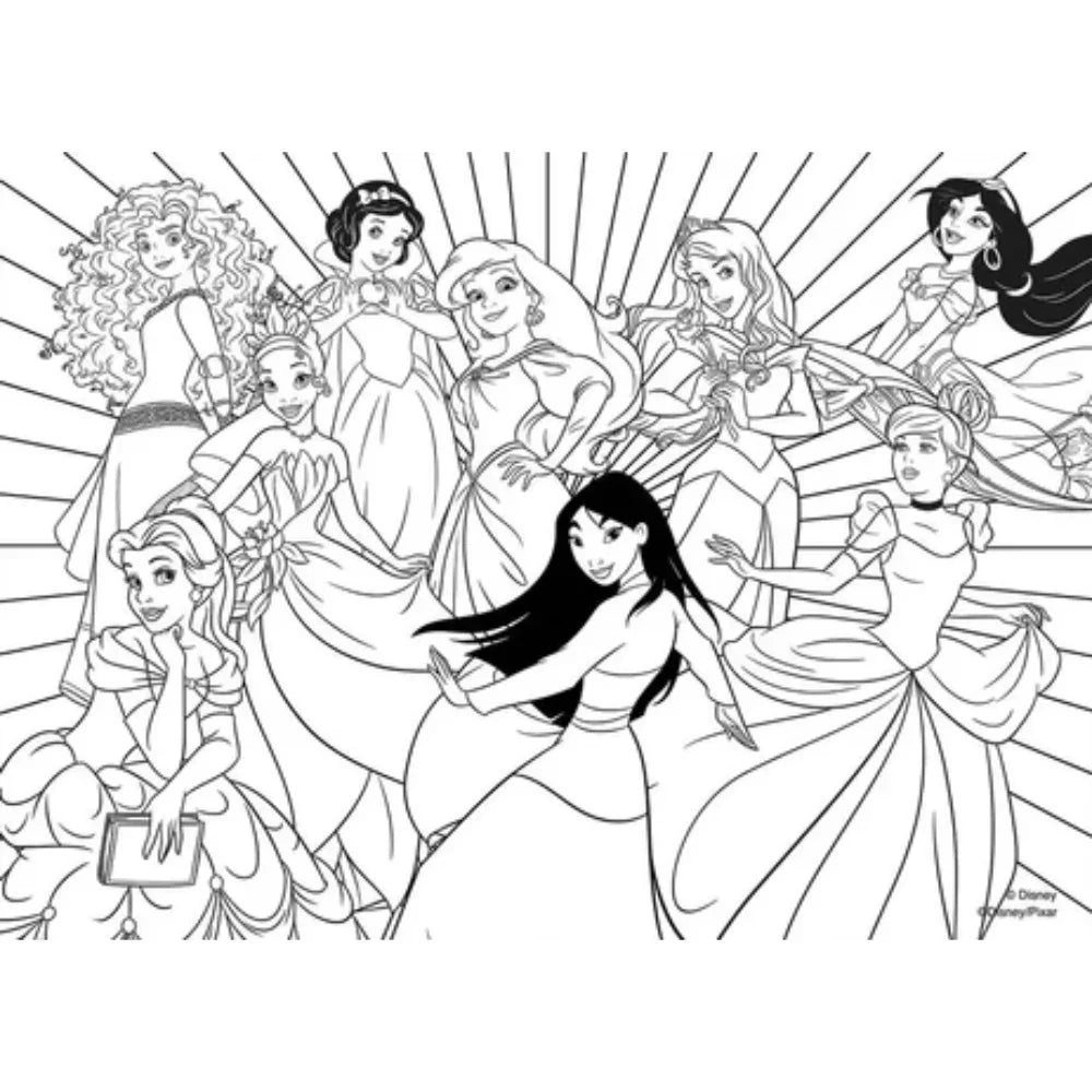 Lisciani Princess Double-Face Maxi Floor - 2x24 Pieces