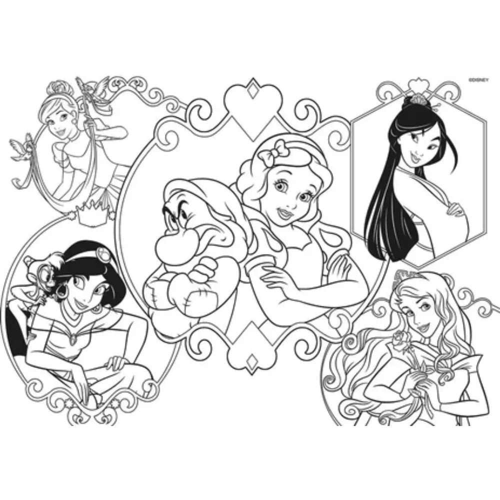 Lisciani Princess Double-Face Maxi Floor - 2x24 Pieces