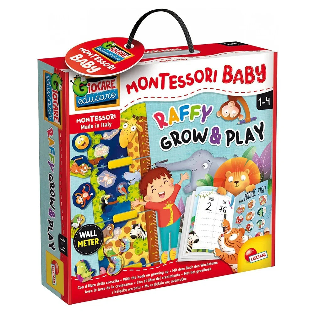 Lisciani Montessori Baby Raffy Grow & Play Set