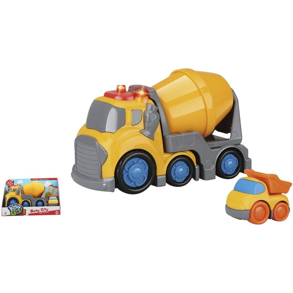 City Service Cement Mixer Truck – Light & Sound (31 cm)