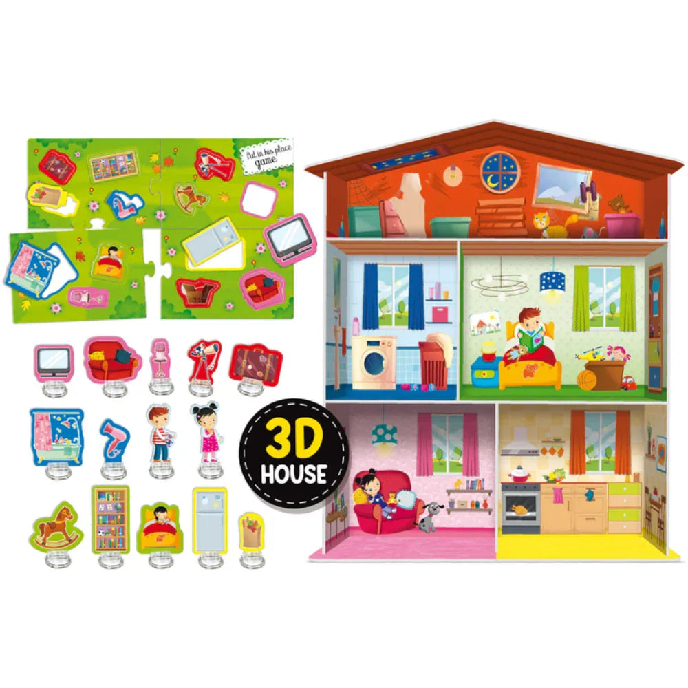 Lisciani - Montessori 3D Play House - Toys