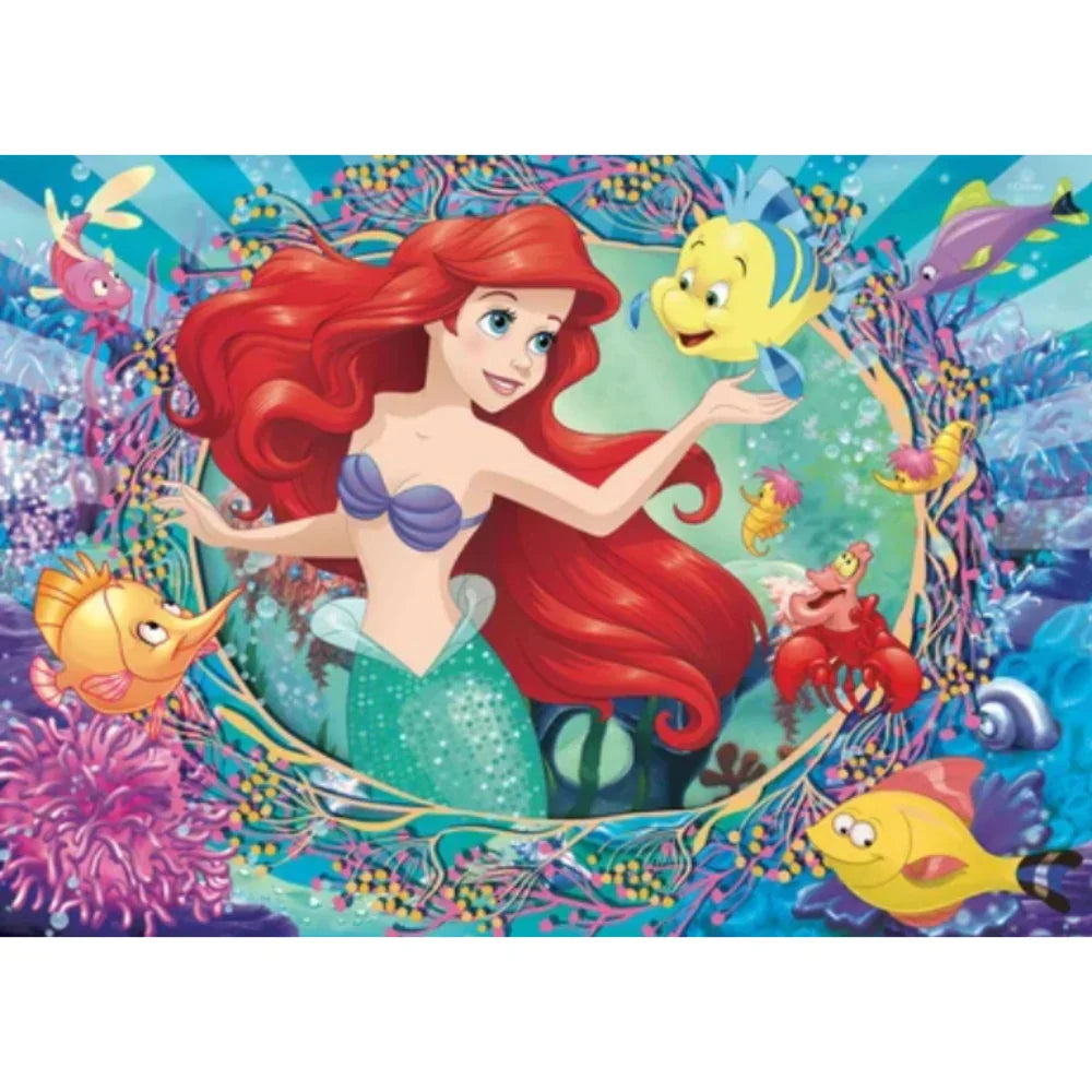Lisciani Little Mermaid Double-Face Puzzle - 48 Pieces