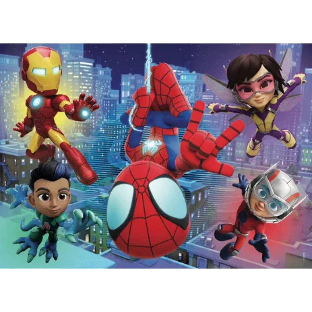 لعبة ألغاز ليشياني مارفل سبايدي مزدوجة الوجه - 48 قطعة