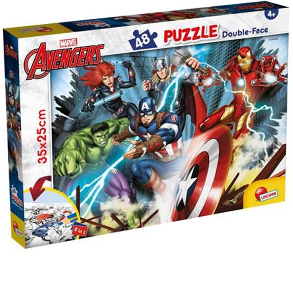 Lisciani Avengers Double-Face Puzzle - 48 Pieces