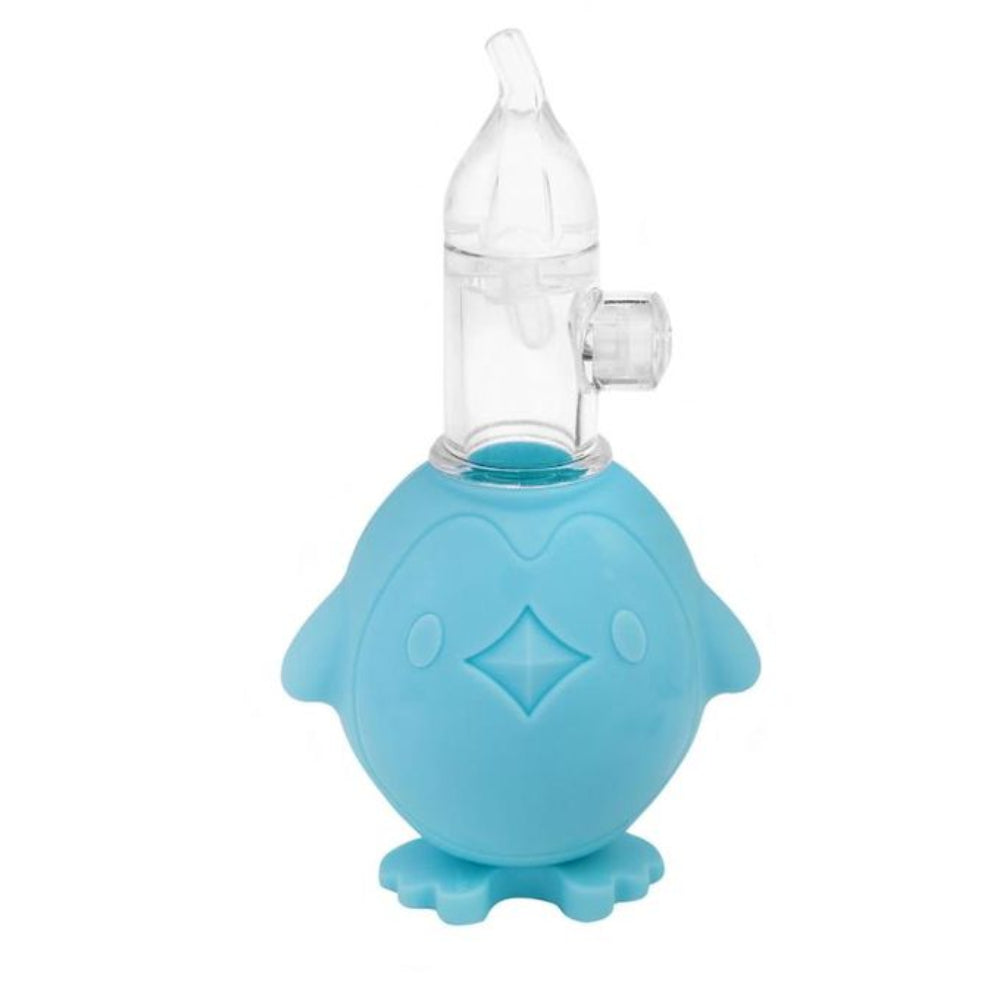 Safari Baby Nasal Aspirator with Valve – Aqua - Baby Essentials