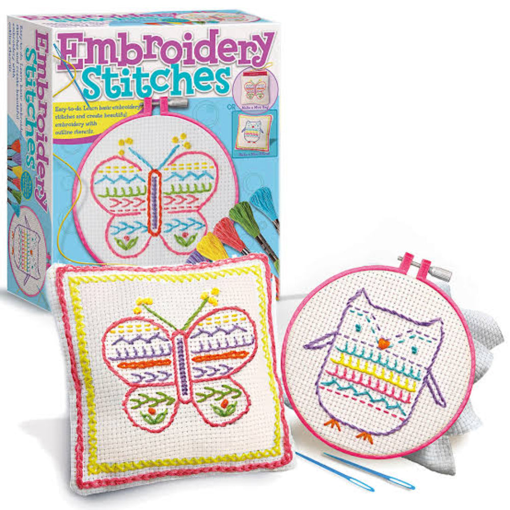 4M Easy-to-Do Embroidery Stitches Kit