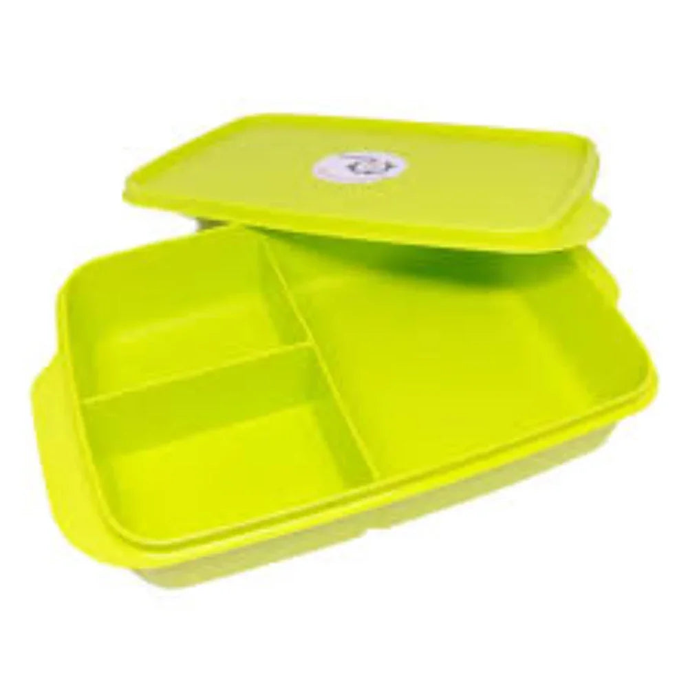Banana Divided Lunch Box – 1 L (Green)