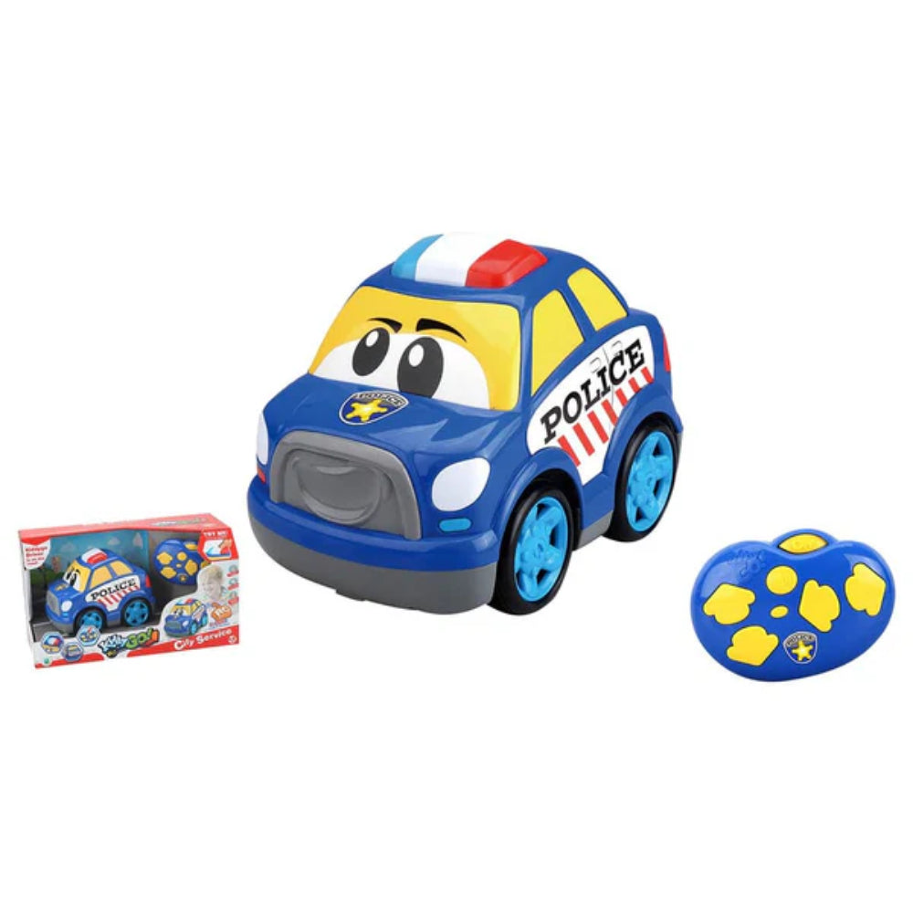 City Service Police 19cm 4CH R/C Car - Toys - OKO