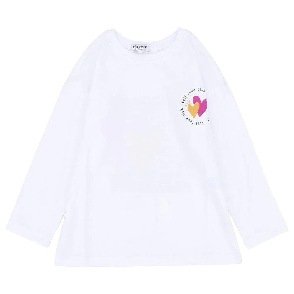 Long-Sleeved Hearts T-shirt - Ourkids - Playmore