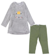 Long-Sleeved Kitten Princess Velvet Pajama - Ourkids - Ourkids