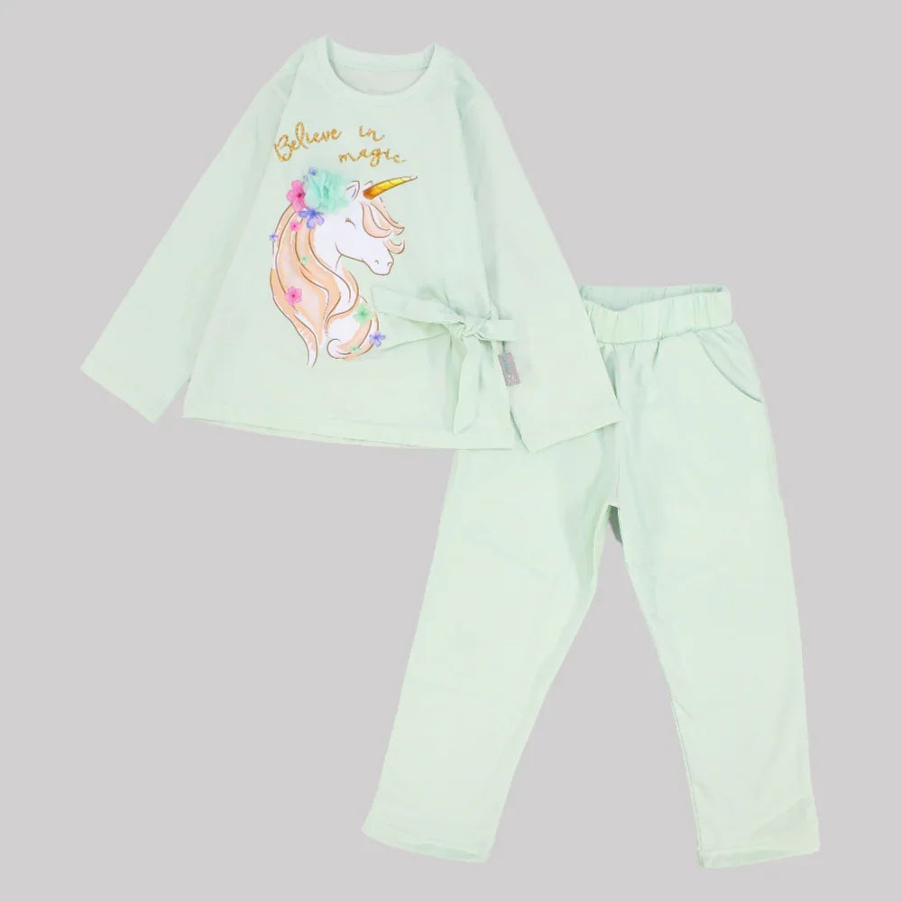 Magical Unicorn Long-Sleeved Pajama - Ourkids - Dream