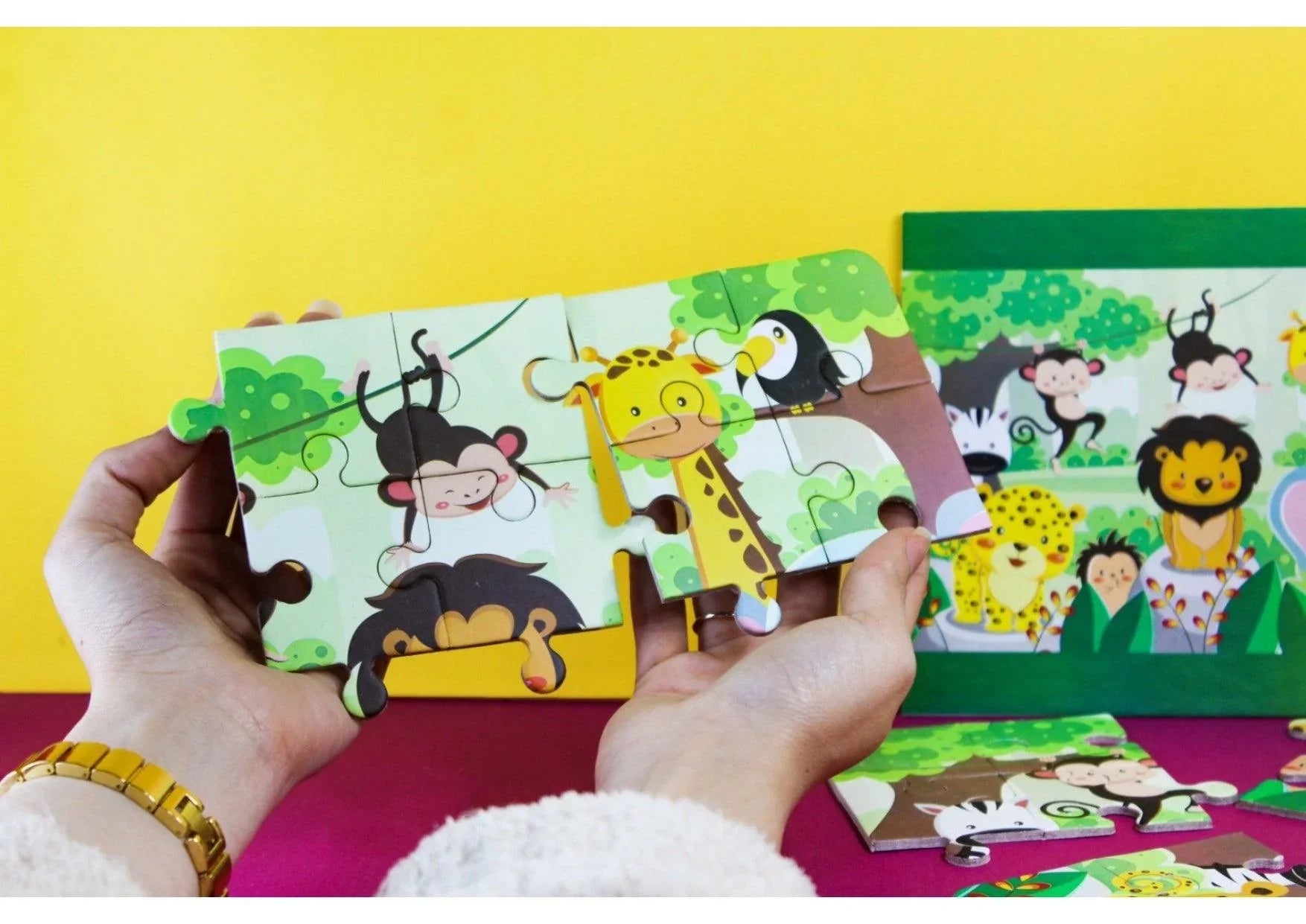 puzzle bag - animals - Ourkids - Spectrum Publishing