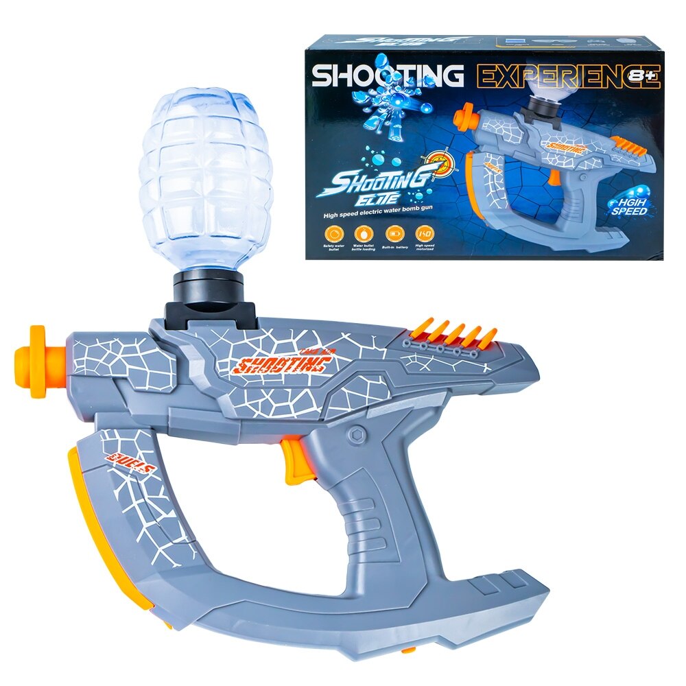 Shooting Elite Electric Water Bomb Gun – Blue & Orange - Toys