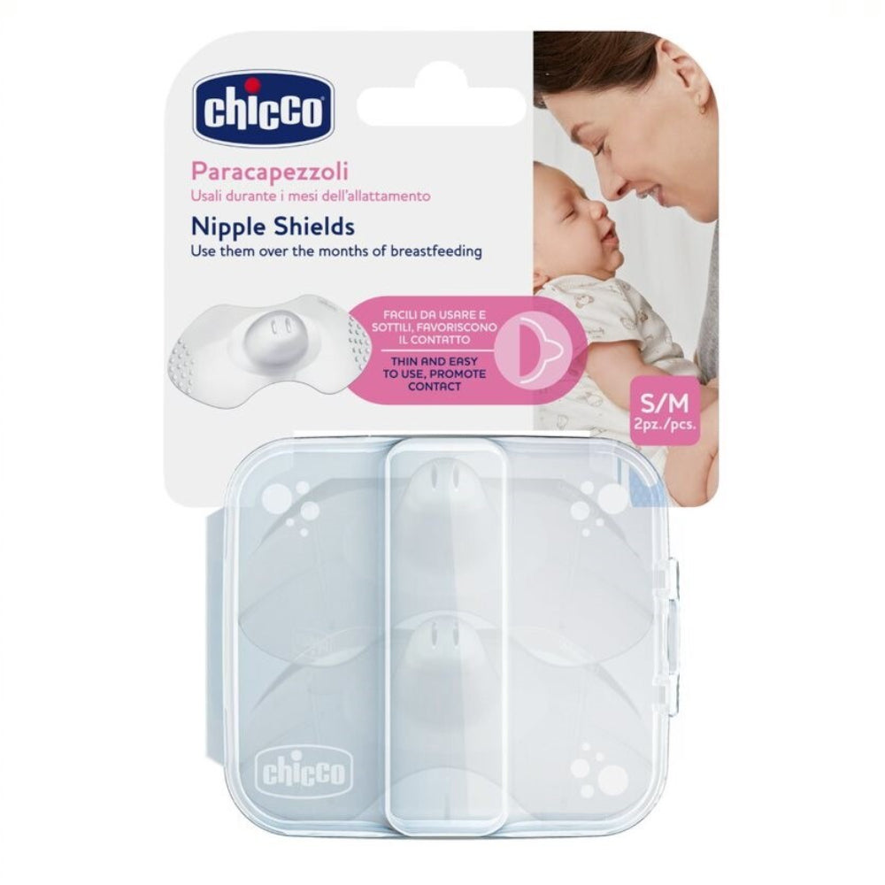 Chicco Silicone Nipple Shields S/M –Transparent - Baby Essentials