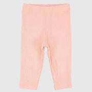 Salmon Ribbed Leggings - Ourkids - Playmore