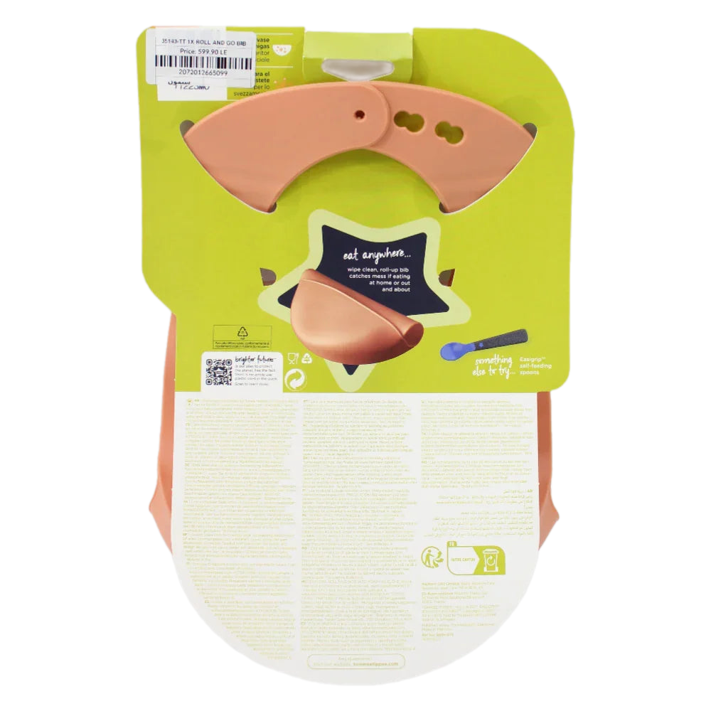 Tommee Tippee Explora Roll & Go Bib – Easy & Travel-Friendly