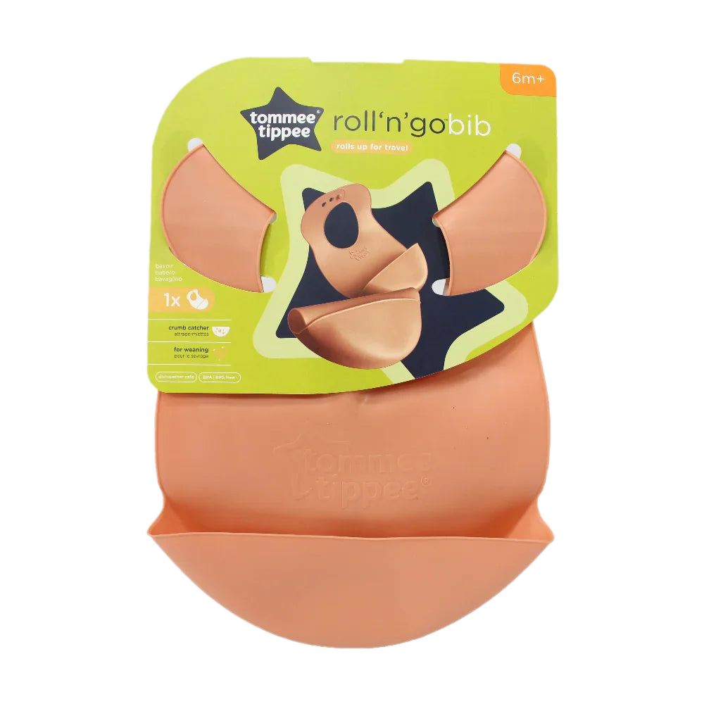 Tommee Tippee Explora Roll & Go Bib – Easy & Travel-Friendly - Baby Essentials