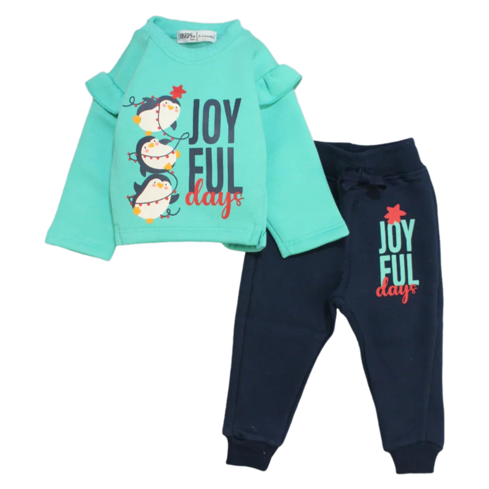 Joyful Days Long-Sleeved Fleeced Pajama - Clothing - Ourkids