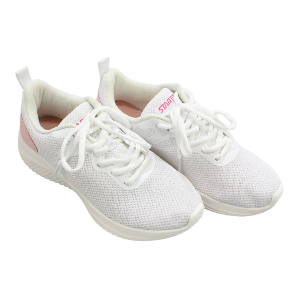 Girls' White Sneakers - Clothing - Zarzour