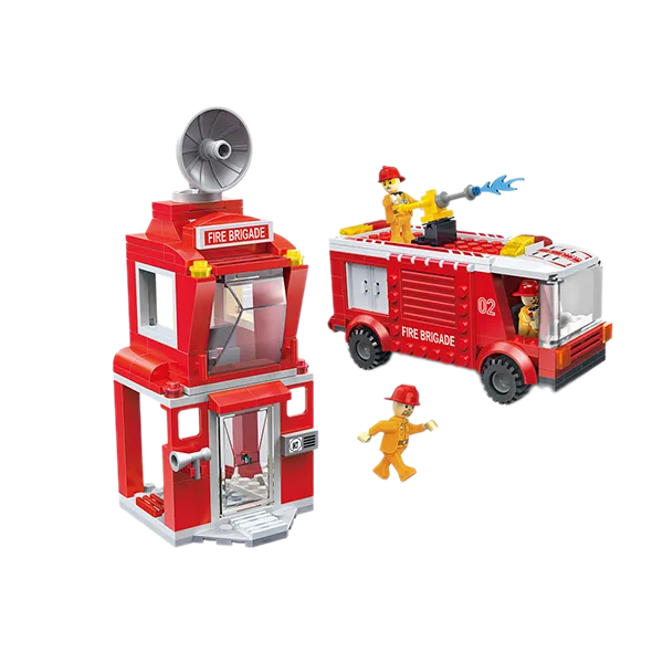 Edukie World Fire Building Block Set – 241 Pcs - Toys