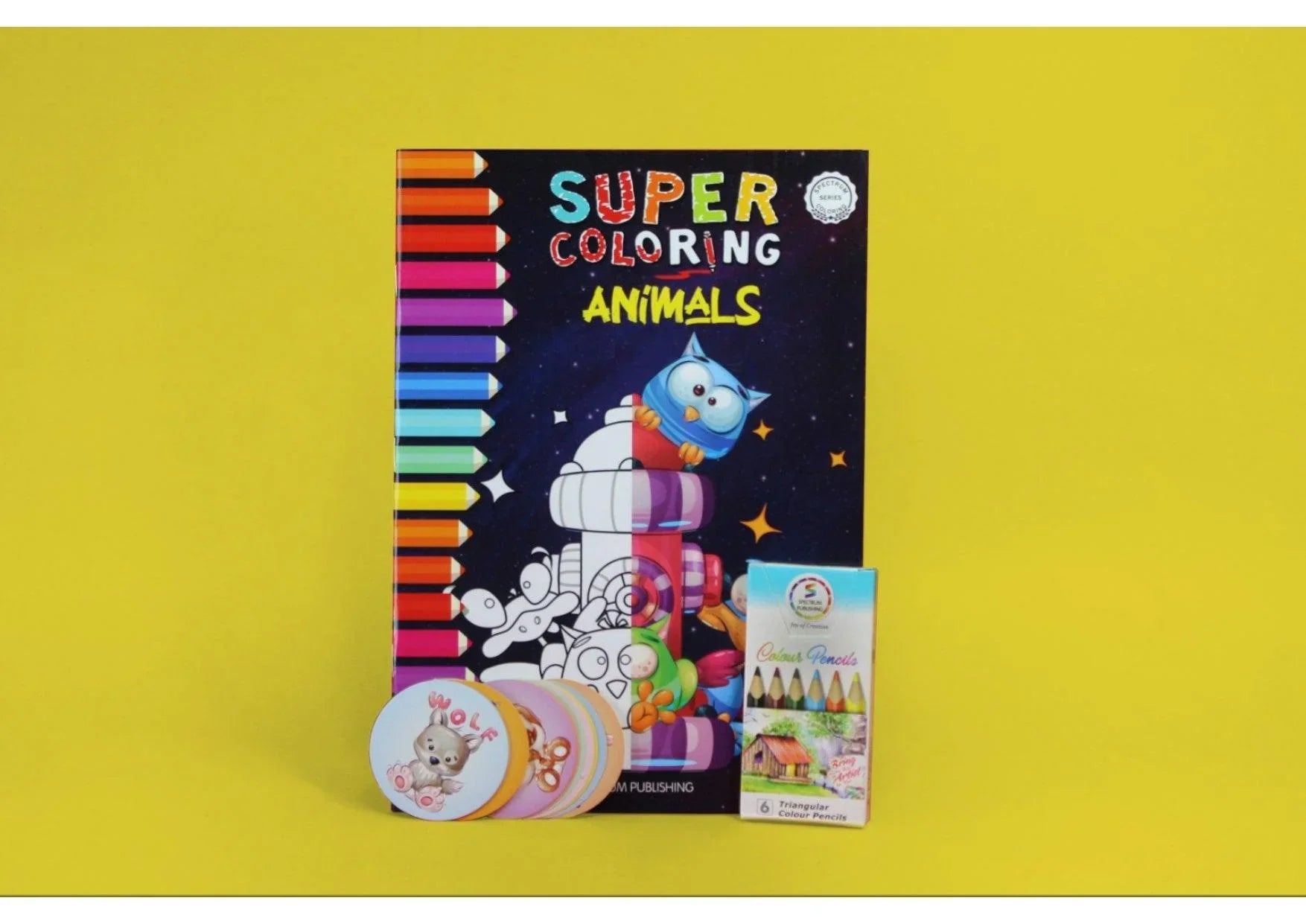 Super coloring animals book - Ourkids - Spectrum Publishing
