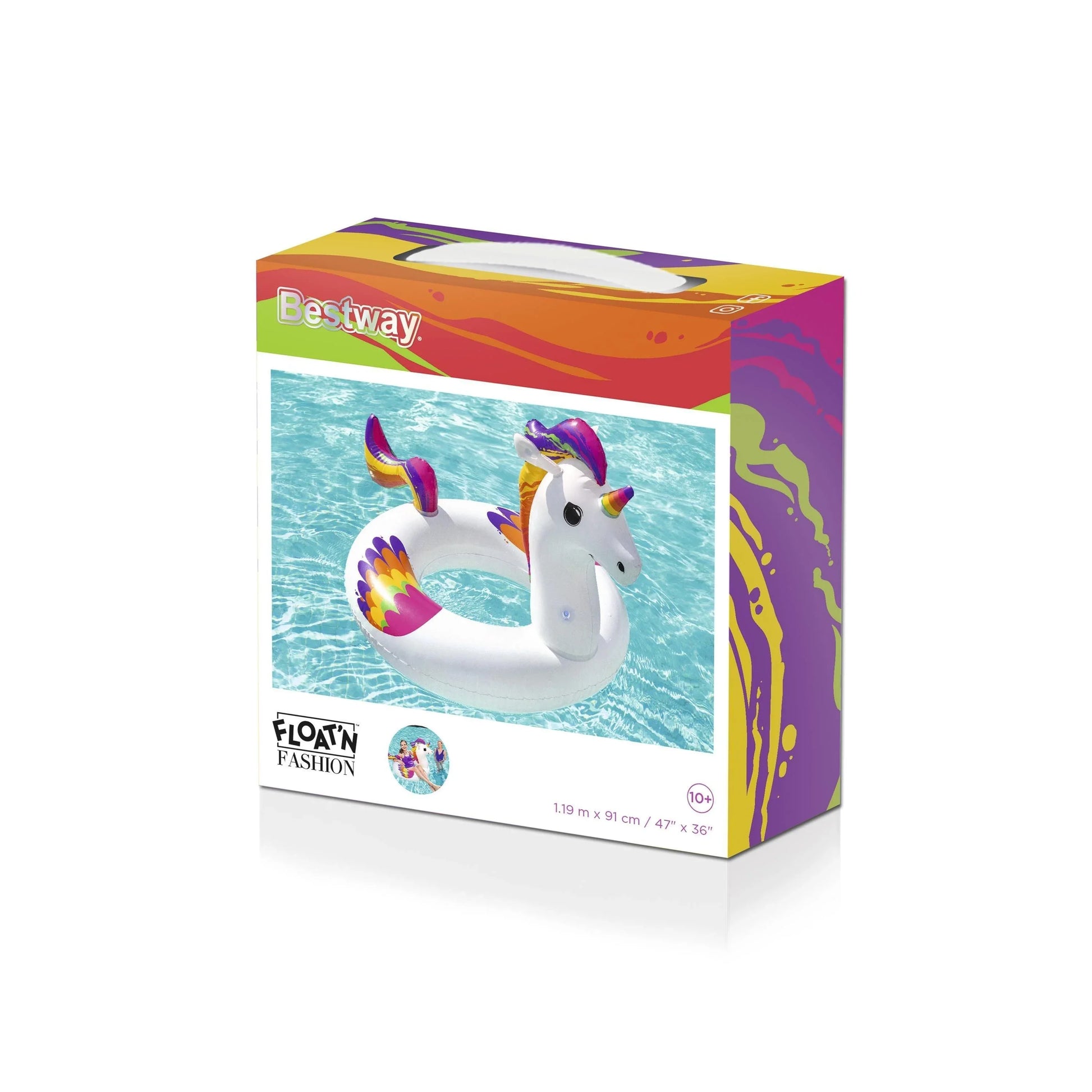 Swimming ring unicorn 119 x 91 cm - Ourkids - Bestway