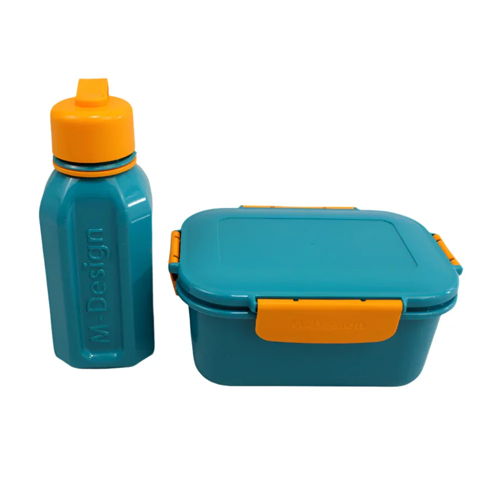 Teal/Orange The New M-Design Lunch Set - 1.1 L - Ourkids - M Design