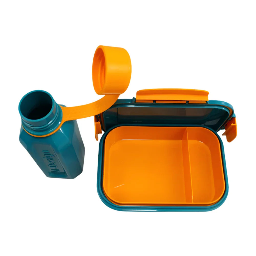 Teal/Orange The New M-Design Lunch Set - 1.1 L - Ourkids - M Design