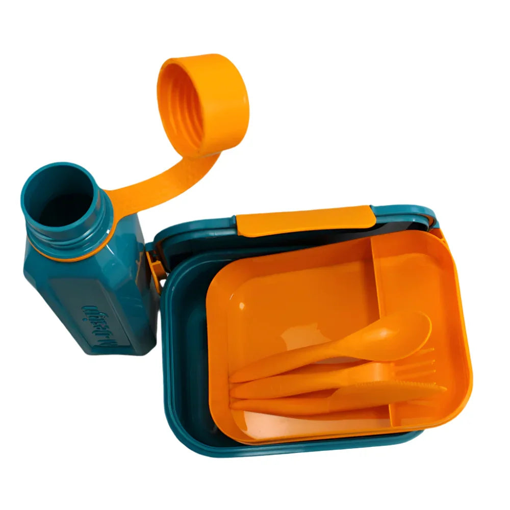 Teal/Orange The New M-Design Lunch Set - 1.6 L - Ourkids - M Design