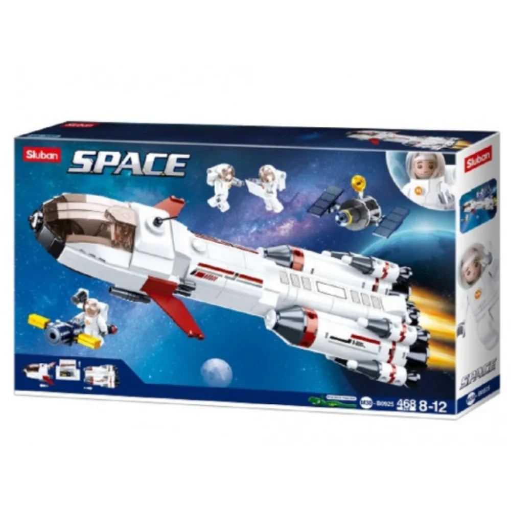 Sluban Space Saturn Expedition Rocket Building Blocks Set - 468 Pcs