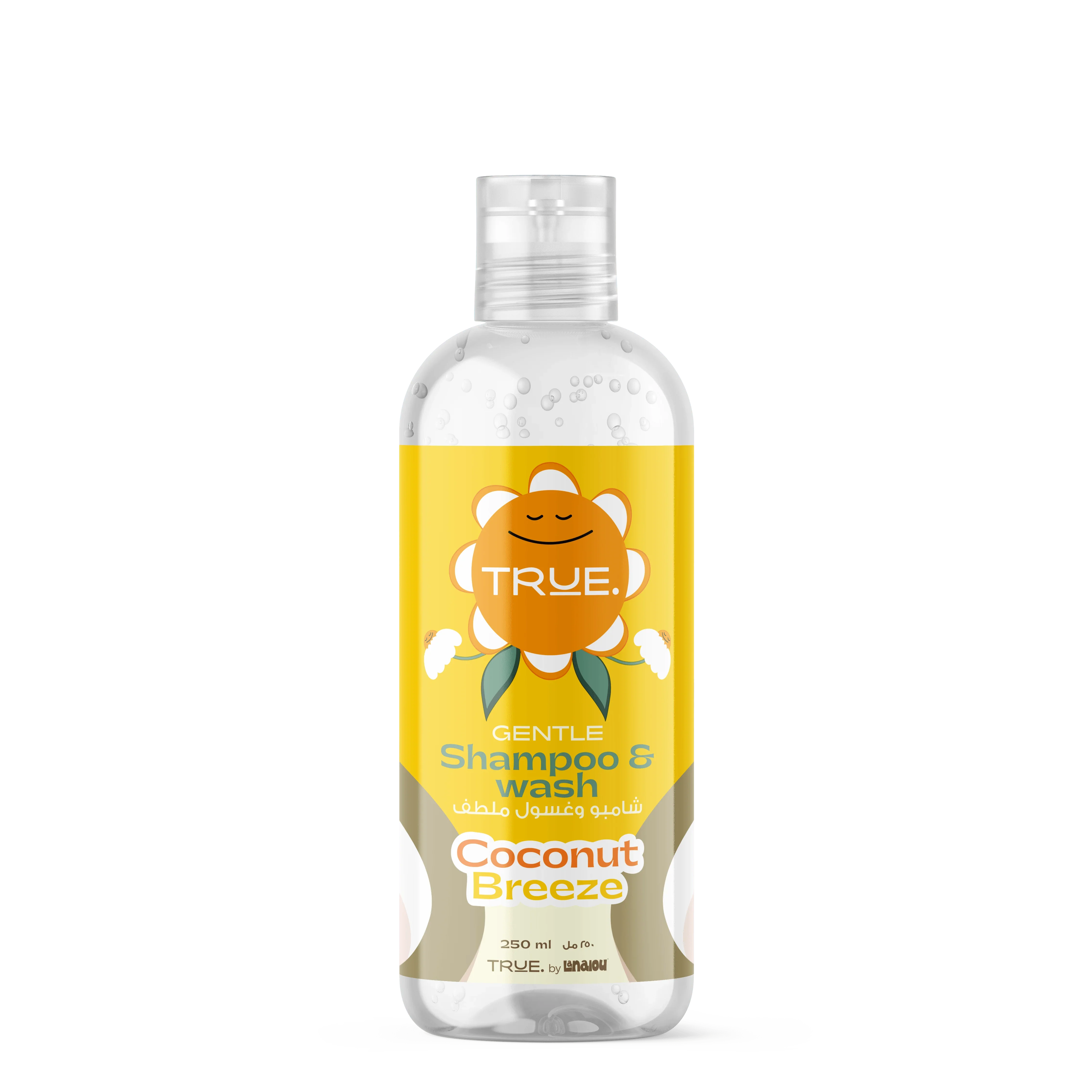 True Shampoo & Wash Coconut Scent 250 ml - Ourkids - Lanalou