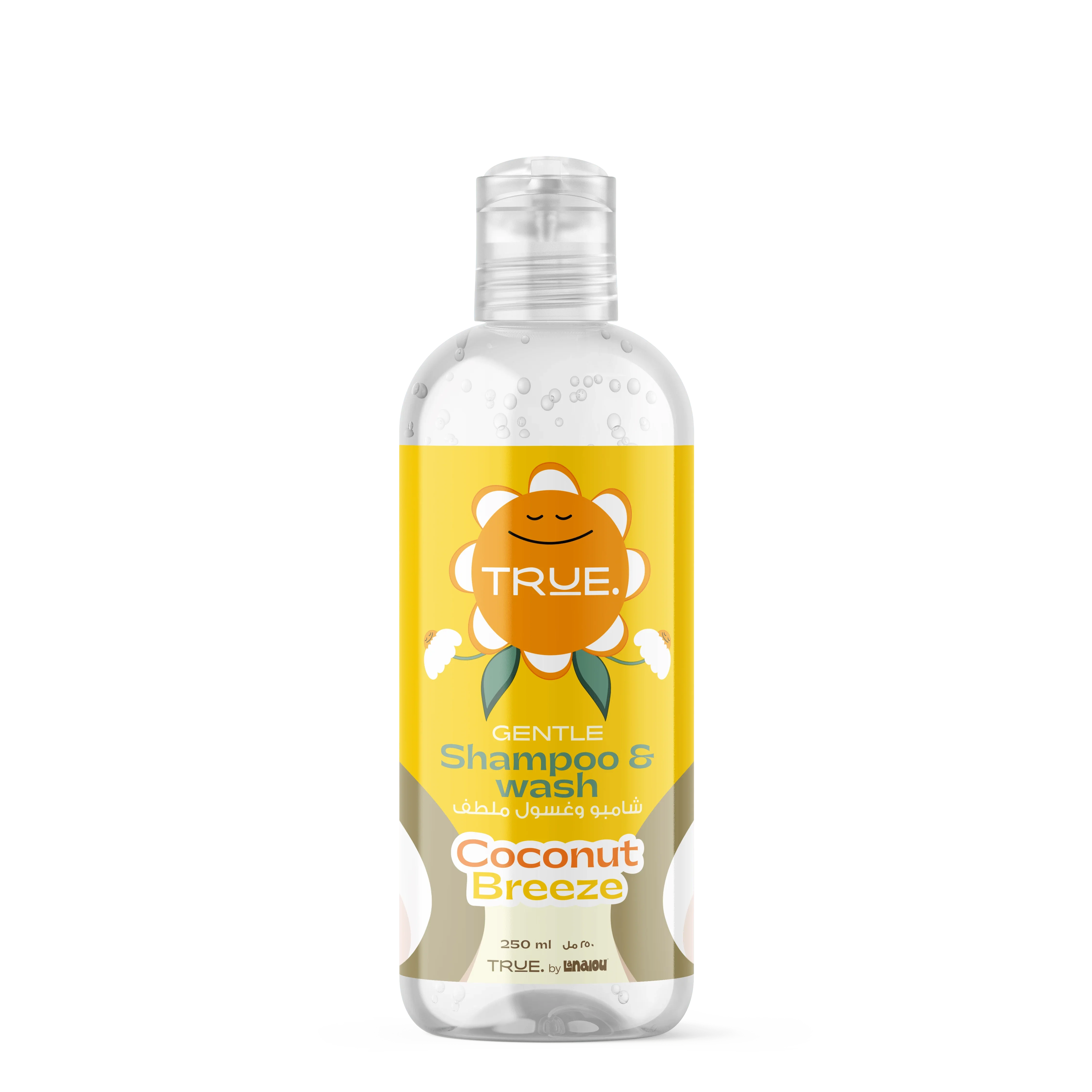 True Shampoo & Wash Coconut Scent 250 ml - Ourkids - Lanalou