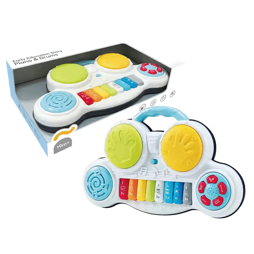 Youleen Early Education Story Piano & Drums Toy - Toys