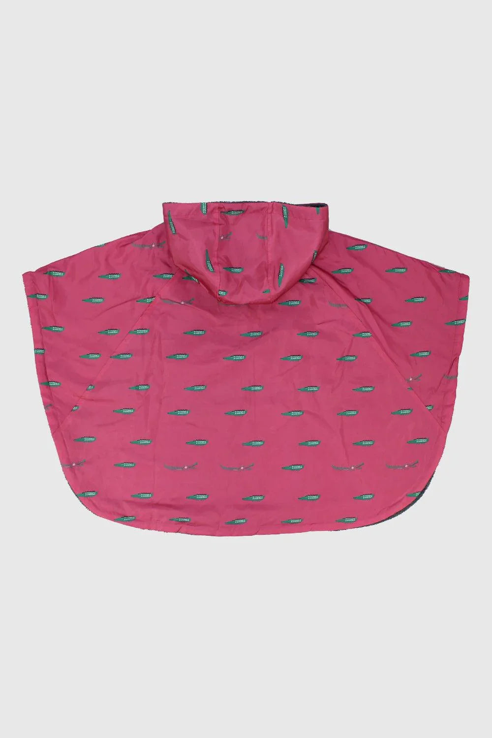 Unisex Baby Crocodiles Poncho Beach Towel With Hoodie - Ourkids - Playmore
