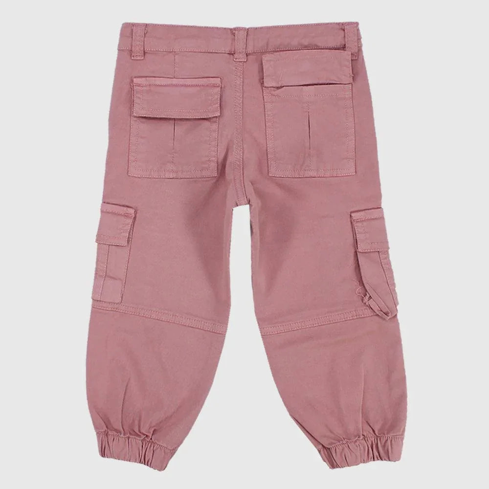 Unisex Dustypink Cargo Pants - Ourkids - Playmore