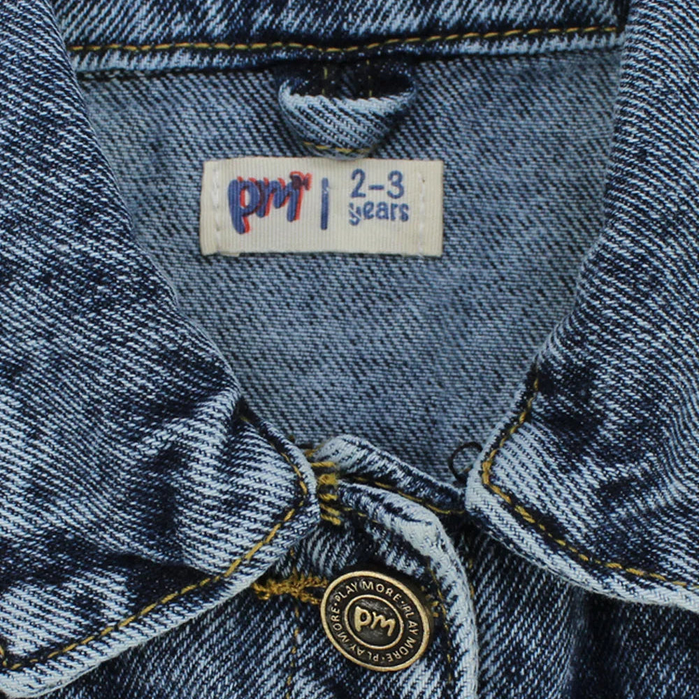 Unisex Navy Jean Jacket - Ourkids - Playmore