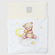 Yellow Bear On A Cloud Baby Port - Ourkids - Berceau