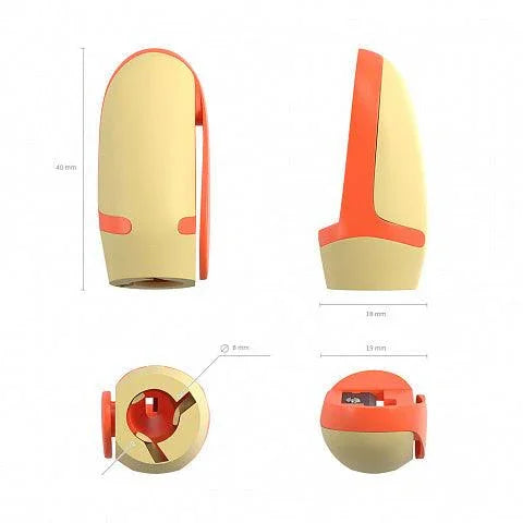Plastic sharpener ErichKrause® Joy®, color: assorted - Ourkids - Erich Krause