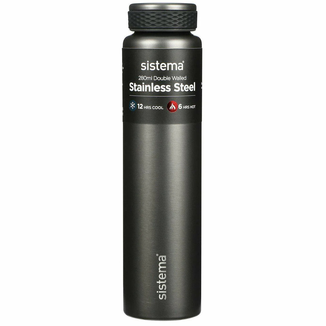 SISTEMA HYDRATION BOTTLE STAINLESS STEEL 280ML - Ourkids - Sistema